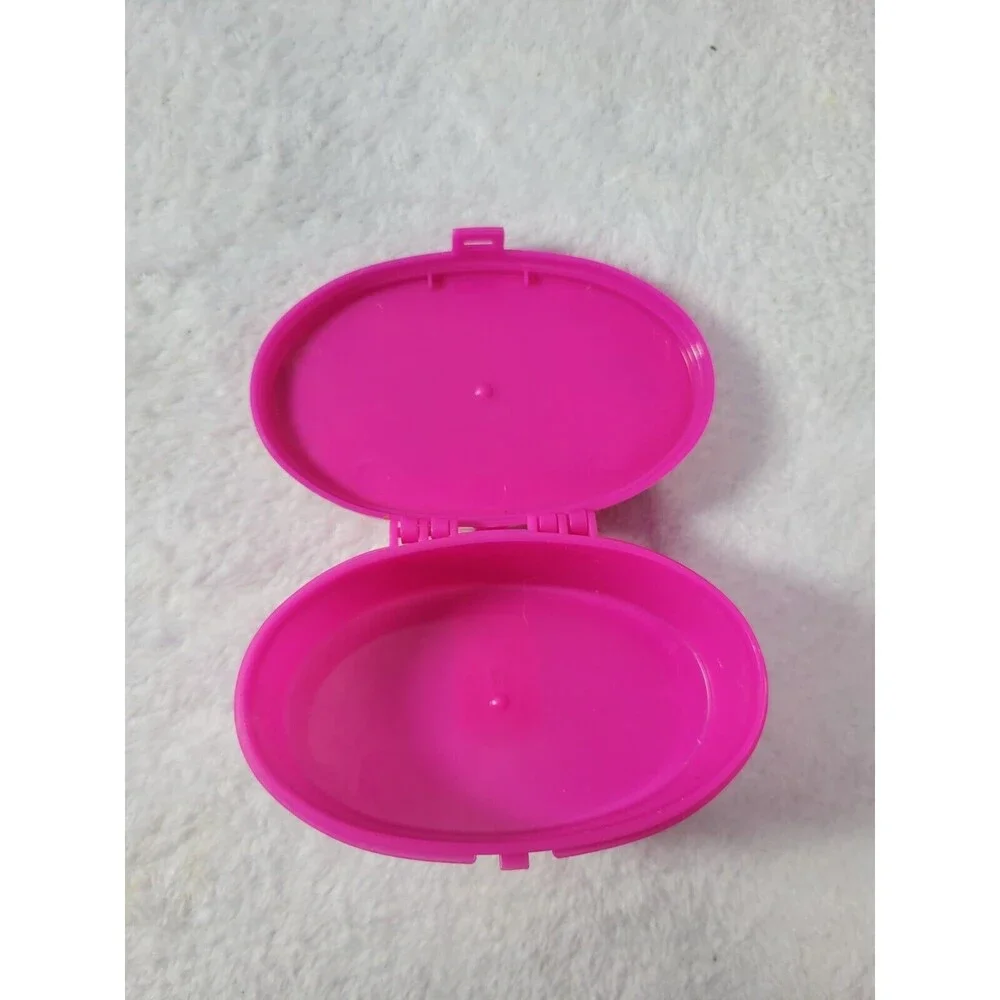 Shakespeare Mattel Barbie Mini Tackle Box Fishing Pink with Clip-on Back 2013